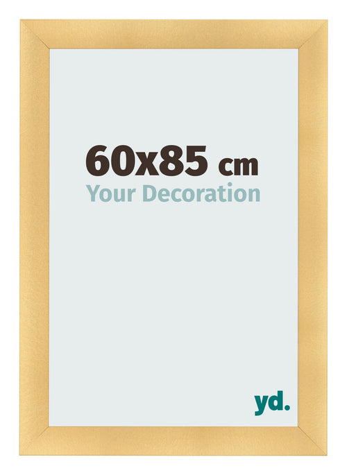 Fotokader 60x85cm Goud Mat MDF Pisa Voorzijde Maat | Yourdecoration.be