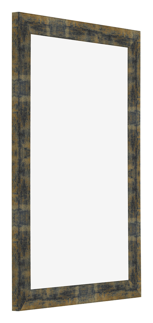 Fotokader 60x90cm Blauw Goud Gemeleerd MDF Pisa Voorzijde Schuin | Yourdecoration.be