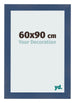 Fotokader 60x90cm Donkerblauw Geveegd MDF Pisa Voorzijde Maat | Yourdecoration.be