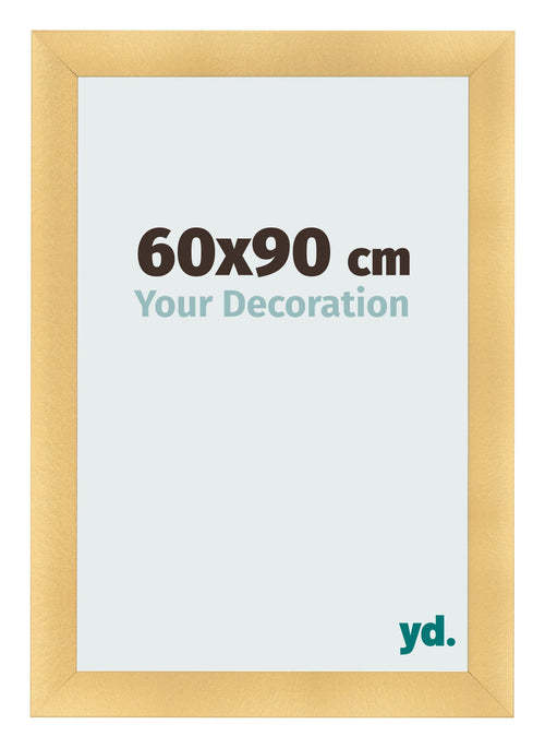 Fotokader 60x90cm Goud Mat MDF Pisa Voorzijde Maat | Yourdecoration.be
