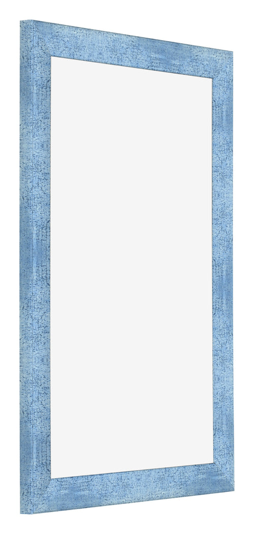 Fotokader 60x90cm Helder Blauw Geveegd MDF Pisa Voorzijde Schuin | Yourdecoration.be