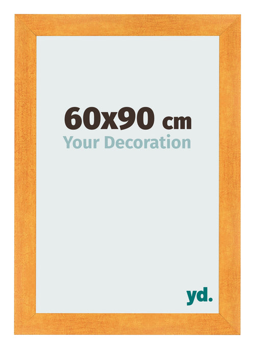 Fotokader 60x90cm Oranje MDF Pisa Voorzijde Maat | Yourdecoration.be