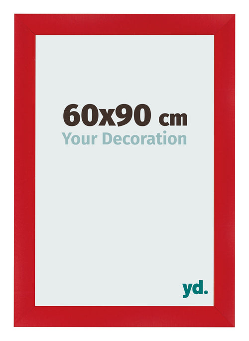 Fotokader 60x90cm Rood MDF Pisa Voorzijde Maat | Yourdecoration.be