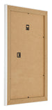 Fotokader 60x90cm Wit Hoogglans MDF Pisa Achterzijde Schuin | Yourdecoration.be
