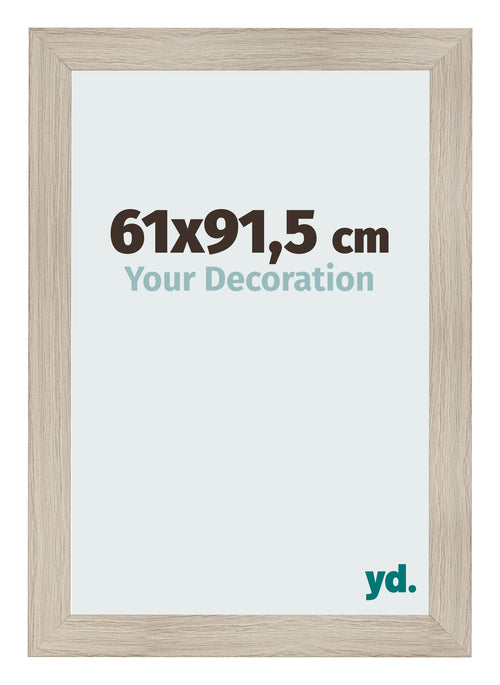 Fotokader 61x91 5cm Eiken Licht MDF Pisa Voorzijde Maat | Yourdecoration.be