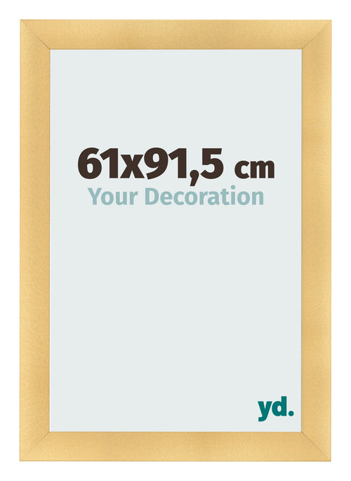 Fotokader 61x91 5cm Goud Mat MDF Pisa Voorzijde Maat | Yourdecoration.be