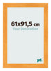Fotokader 61x91 5cm Oranje MDF Pisa Voorzijde Maat | Yourdecoration.be