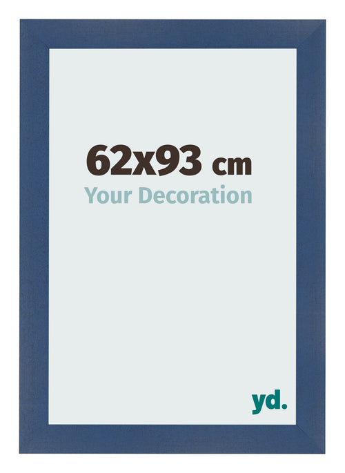 Fotokader 62x93cm Donkerblauw Geveegd MDF Pisa Voorzijde Maat | Yourdecoration.be