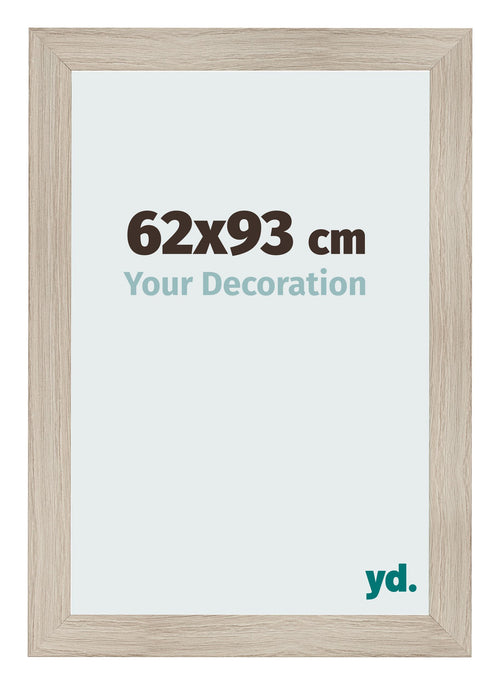 Fotokader 62x93cm Eiken Licht MDF Pisa Voorzijde Maat | Yourdecoration.be