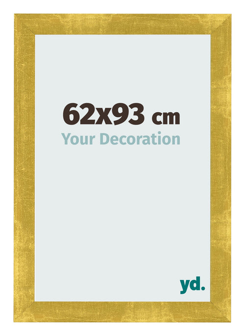Fotokader 62x93cm Goud Vintage MDF Pisa Voorzijde Maat | Yourdecoration.be