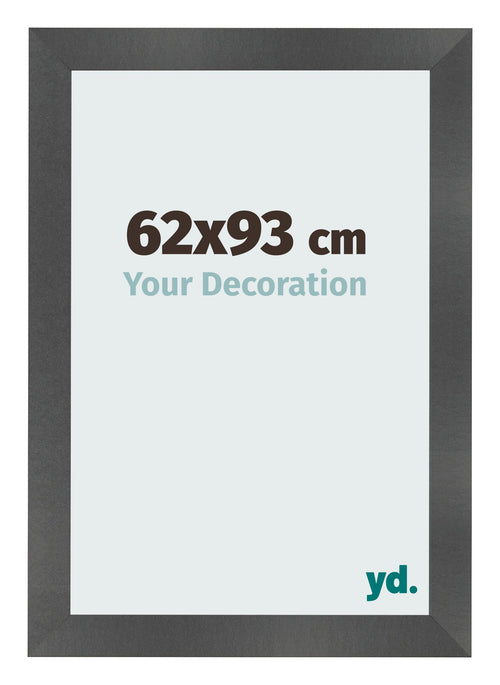 Fotokader 62x93cm Zwart Mat MDF Pisa Voorzijde Maat | Yourdecoration.be