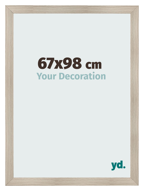 Fotokader 67x98cm Eiken Licht MDF Pisa Voorzijde Maat | Yourdecoration.be
