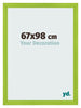 Fotokader 67x98cm Groen MDF Pisa Voorzijde Maat | Yourdecoration.be