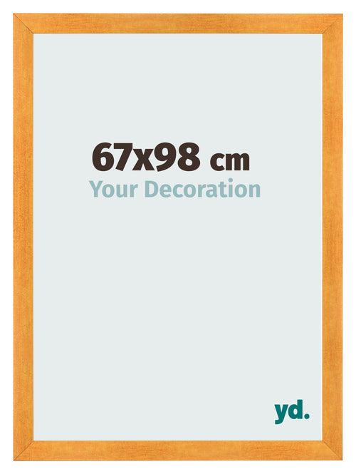 Fotokader 67x98cm Oranje MDF Pisa Voorzijde Maat | Yourdecoration.be