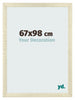 Fotokader 67x98cm Sonoma Eiken MDF Pisa Voorzijde Maat | Yourdecoration.be
