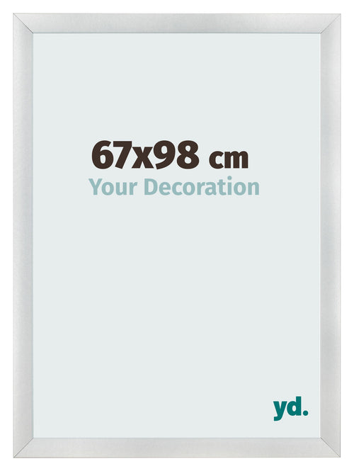 Fotokader 67x98cm Zilver Mat MDF Pisa Voorzijde Maat | Yourdecoration.be
