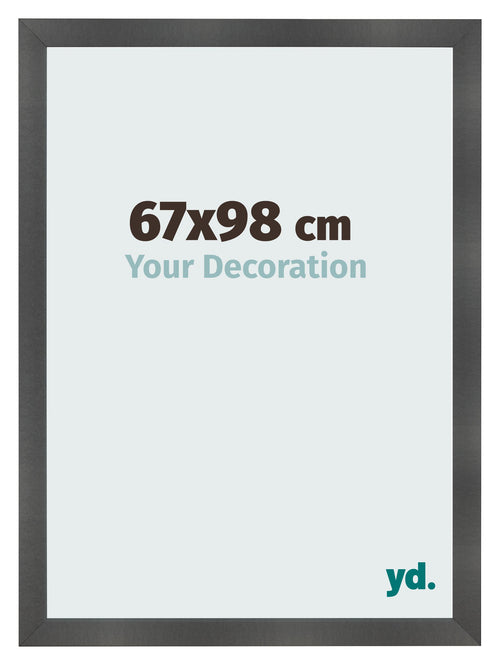 Fotokader 67x98cm Zwart Mat MDF Pisa Voorzijde Maat | Yourdecoration.be