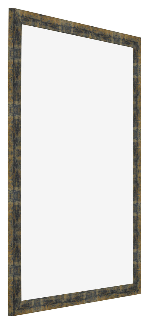 Fotokader 68x98cm Blauw Goud Gemeleerd MDF Pisa Voorzijde Schuin | Yourdecoration.be