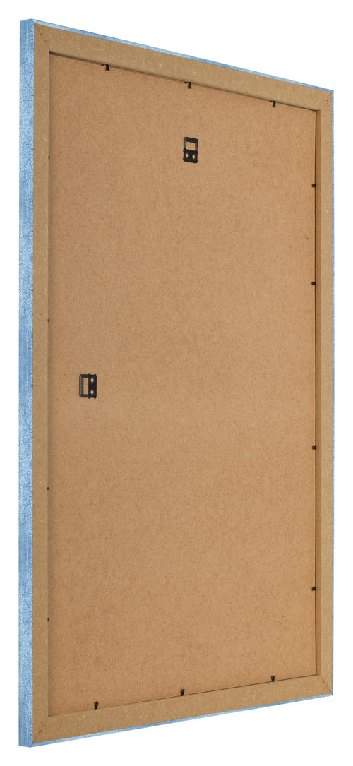 Fotokader 68x98cm Helder Blauw Geveegd MDF Pisa Achterzijde Schuin | Yourdecoration.be