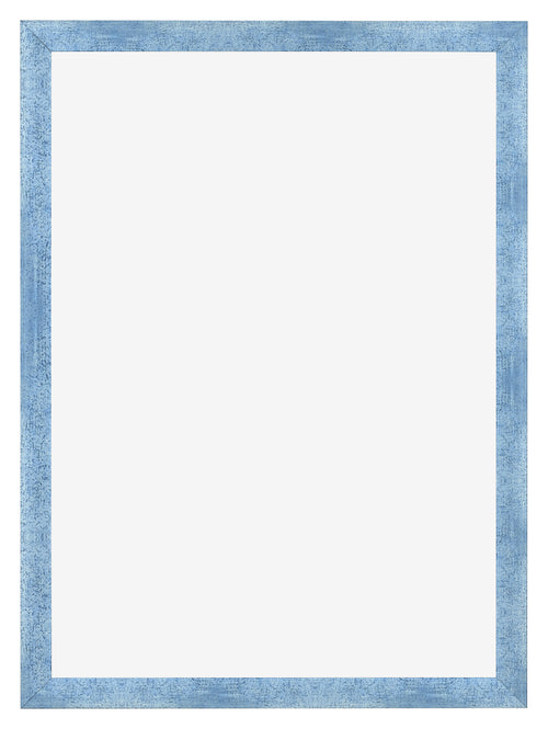 Fotokader 68x98cm Helder Blauw Geveegd MDF Pisa Voorzijde | Yourdecoration.be