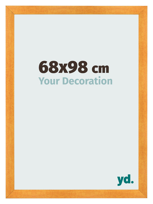 Fotokader 68x98cm Oranje MDF Pisa Voorzijde Maat | Yourdecoration.be
