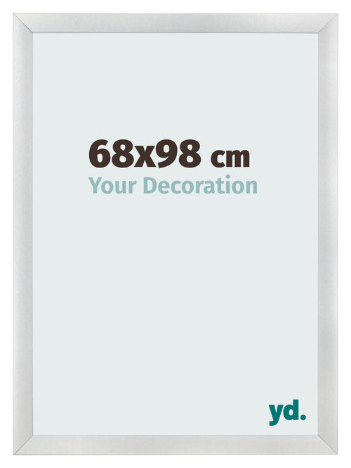 Fotokader 68x98cm Zilver Mat MDF Pisa Voorzijde Maat | Yourdecoration.be