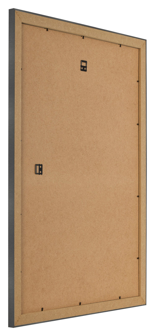 Fotokader 68x98cm Zwart Mat MDF Pisa Achterzijde Schuin | Yourdecoration.be
