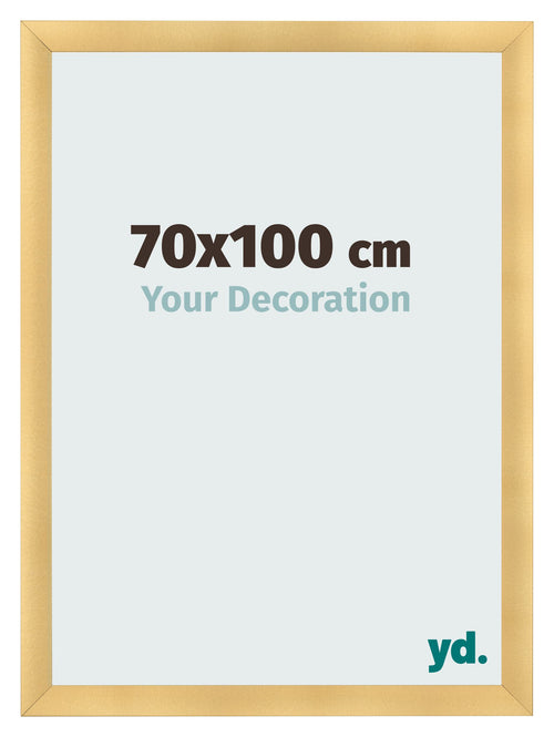 Fotokader 70x100cm Goud Mat MDF Pisa Voorzijde Maat | Yourdecoration.be