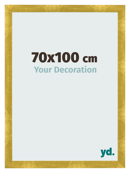Fotokader 70x100cm Goud Vintage MDF Pisa Voorzijde Maat | Yourdecoration.be