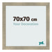 Fotokader 70x70cm Goud Antiek MDF Pisa Voorzijde Maat | Yourdecoration.be