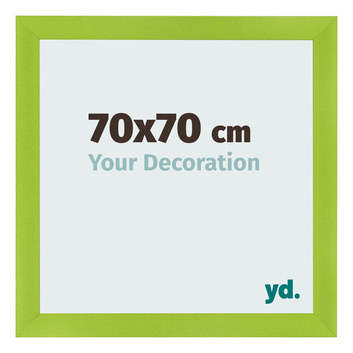 Fotokader 70x70cm Groen MDF Pisa Voorzijde Maat | Yourdecoration.be