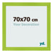 Fotokader 70x70cm Groen MDF Pisa Voorzijde Maat | Yourdecoration.be