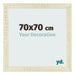 Fotokader 70x70cm Sonoma Eiken MDF Pisa Voorzijde Maat | Yourdecoration.be
