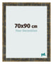 Fotokader 70x90cm Blauw Goud Gemeleerd MDF Pisa Voorzijde Maat | Yourdecoration.be