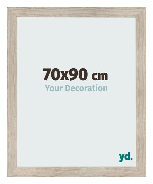 Fotokader 70x90cm Eiken Licht MDF Pisa Voorzijde Maat | Yourdecoration.be