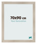 Fotokader 70x90cm Eiken Licht MDF Pisa Voorzijde Maat | Yourdecoration.be