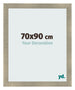 Fotokader 70x90cm Goud Antiek MDF Pisa Voorzijde Maat | Yourdecoration.be