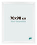 Fotokader 70x90cm Wit Mat MDF Pisa Voorzijde Maat | Yourdecoration.be