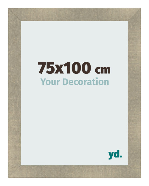 Fotokader 75x100cm Goud Antiek MDF Pisa Voorzijde Maat | Yourdecoration.be