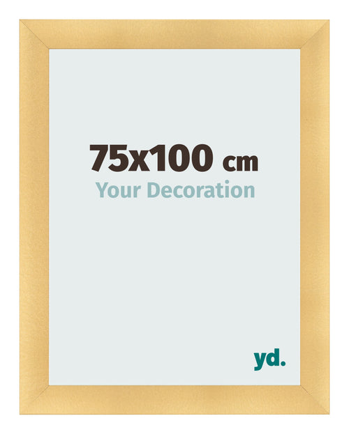 Fotokader 75x100cm Goud Mat MDF Pisa Voorzijde Maat | Yourdecoration.be