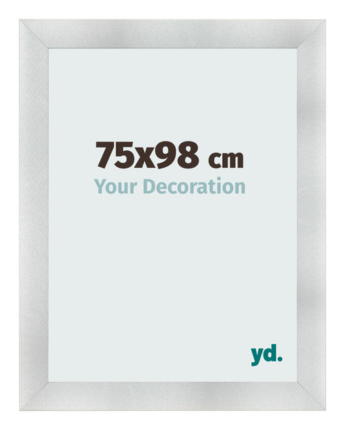 Fotokader 75x98cm Aluminium Geborsteld MDF Pisa Voorzijde Maat | Yourdecoration.be