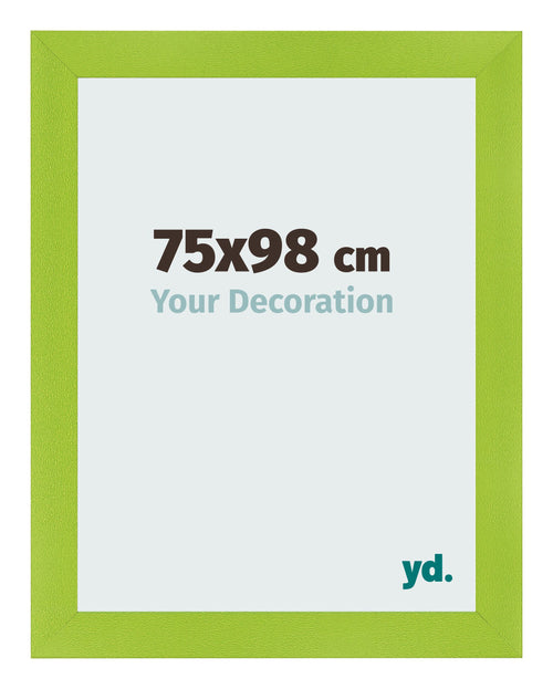 Fotokader 75x98cm Groen MDF Pisa Voorzijde Maat | Yourdecoration.be
