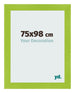Fotokader 75x98cm Groen MDF Pisa Voorzijde Maat | Yourdecoration.be