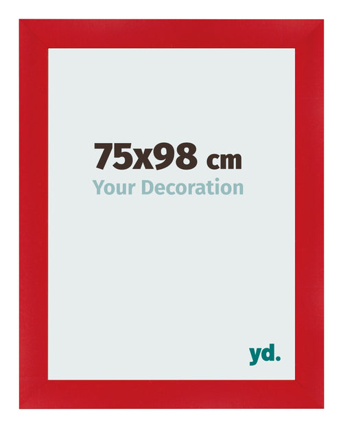 Fotokader 75x98cm Rood MDF Pisa Voorzijde Maat | Yourdecoration.be