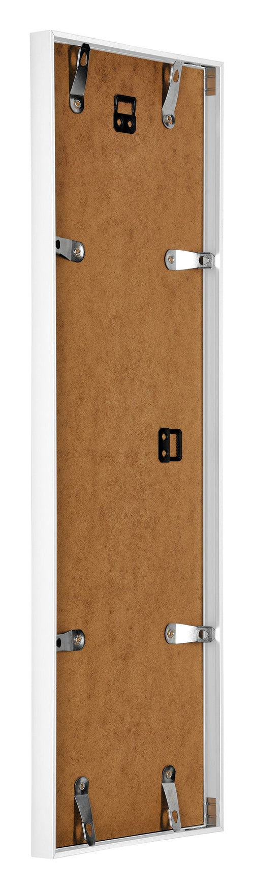 Kent Aluminium Fotokader 20x60cm Wit Hoogglans Achterzijde Schuin | Yourdecoration.be