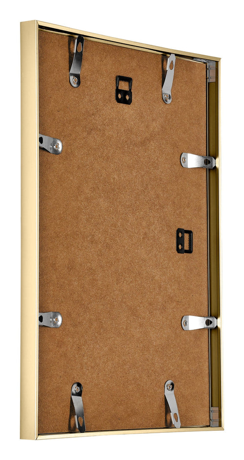 Kent Aluminium Fotokader 24x32cm Goud Achterzijde Schuin | Yourdecoration.be