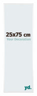 Kent Aluminium Fotokader 25x75cm Wit Hoogglans Voorzijde Maat | Yourdecoration.be