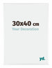Kent Aluminium Fotokader 30x40cm Wit Hoogglans Voorzijde Maat | Yourdecoration.be