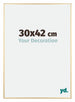 Kent Aluminium Fotokader 30x42cm Goud Voorzijde Maat | Yourdecoration.be
