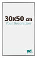 Kent Aluminium Fotokader 30x50cm Platina Voorzijde Maat | Yourdecoration.be